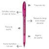 Pentel BK91CRT-P Bolígrafo RSVP, Punto Mediano Tinta Rosa