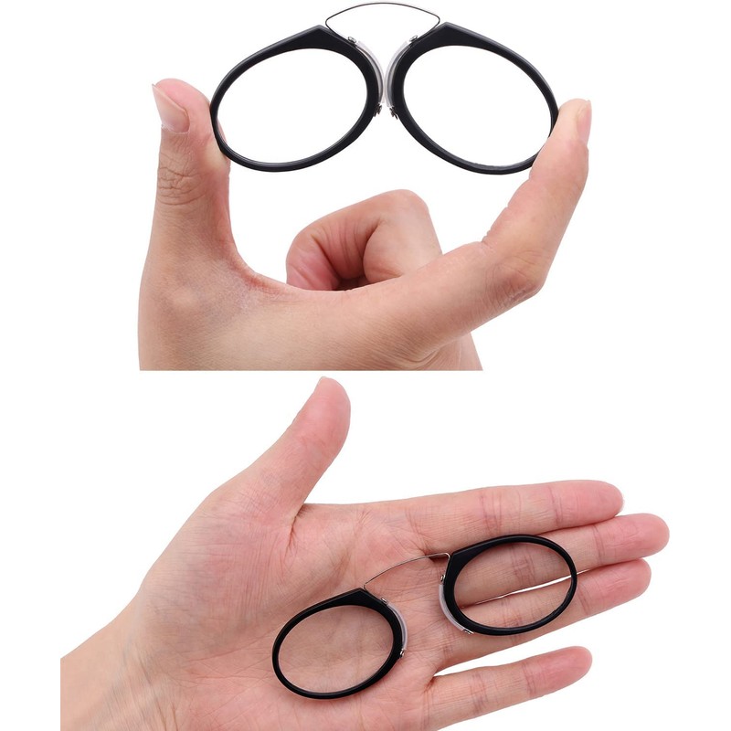 Lesebrille 3.5 Mini Nasenleser Clip für Männer und Frauen, flexible