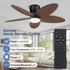 Surtime Palm Leaf Ceiling Fans with Lights-42 Tropical Ceiling Fan