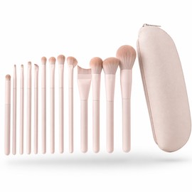 PDG makeup brush 13-piece set, 1 piece, powder pink / PDG 메이크업 브러쉬 13종세트, 1개, 파우더 핑크