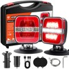 Wodli Wireless Trailer Lights Magnetic, Rechargeable Magnetic LED Tow Light