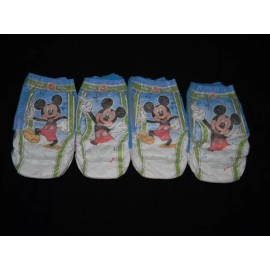 Huggies 4 Huggies Pull-ups 5t-6t over 40-60 Lbs made to fit a 32 in waist.