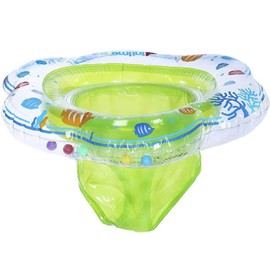 Baby Swimming Ring, Baby Swimming Ring, Swimming Float Inflatable for Infants, Floating Baby Swimming Ring for 6 Months to 48 Months Baby Swimming Ring (Green)