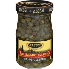 Alessi Capers in Balsmic Vinegar, 3.5 oz