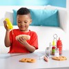 Melissa & Doug 6-Piece Condiments, Play Food Set with Kids