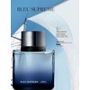 L'Bel Bleu Supreme Men Mini Perfume, Herbal Aromatic, Travel Size