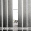Central Park Ombre Rayon Blend Heavy Linen Texture Window Curtain