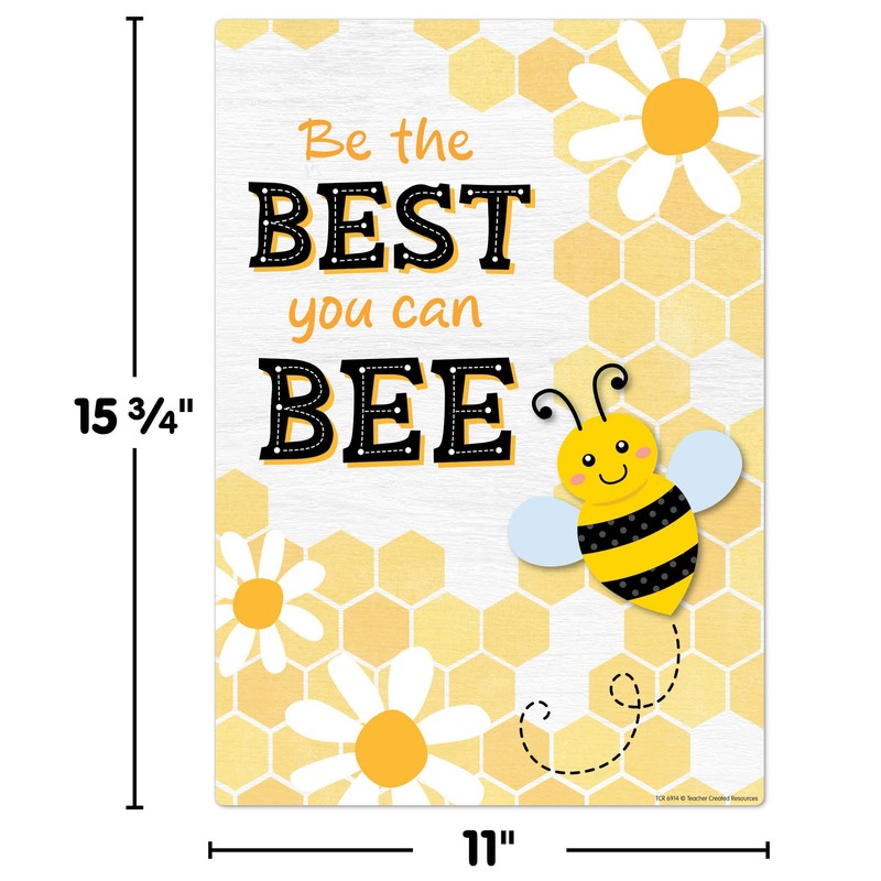 Teacher Created Resources Buzzing Bees Positive Sayings Educational Poster Pack