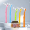 50pcs Interdental Brushes, 5 Sizes Angled Head Tooth Picks Dental