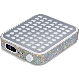 Ludysic Nail Dust Collector with 2 Reusable Filters,Nail Vacuum Dust Collector Quiet for Nail Tech Art, Powerful Nail Fan and Duster Collector,Nail Vacuum Cleaner for Salon and Home(AB Diamond)