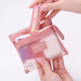 BANILA CO Mesh Pouch 3 Colors (Pink / Magenta / Black) - #Black