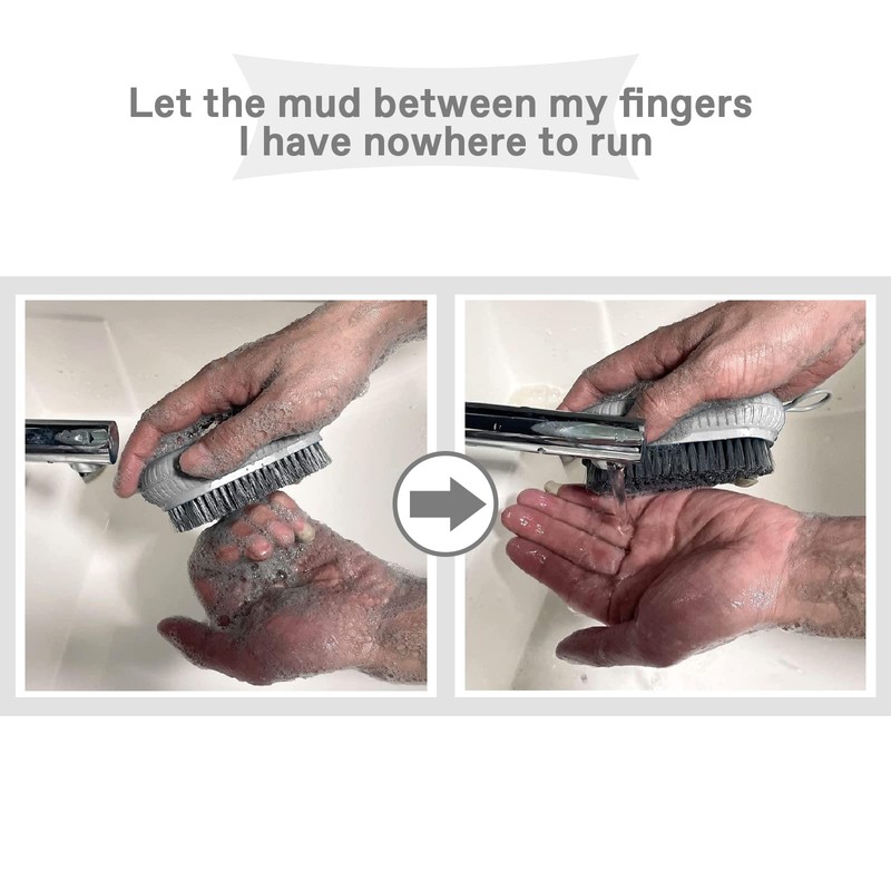 VWMYQ Heavy Duty Fingernail Scrub Brush, Durable Stiff Bristles Hand