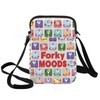 WZMPA Funny Forky Crossbody Bag Forky Fans Gift Forky Moods