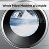 MINUPWELL Ultra Flat Pillows for Sleeping Thin, 7D High Support