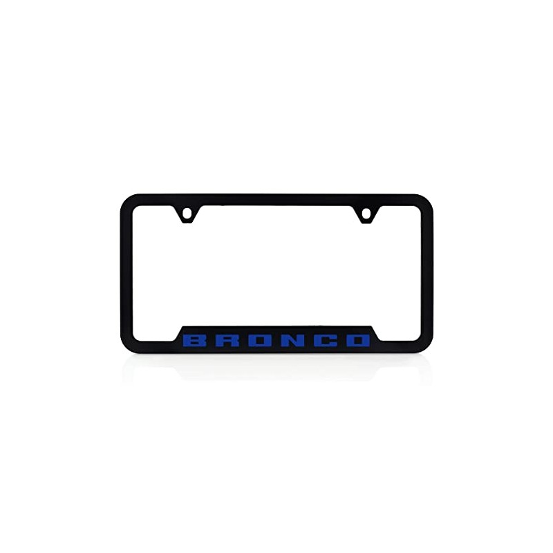 Ford Bronco UV Printed License Plate Frame - Velocity Blue