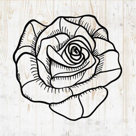 Flower Bouquets Wall Decals - Flower Bouquets Wall Stickers - Minimalistic Minimalist Floral Botanical Leaves Branches Silhouette - Car Window Tumbler Laptop Bedroom Room Home Decor DWSV13228