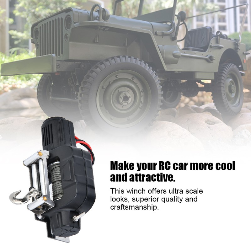 1/10 RC Crawler Car Winch Remote Controller Receiver for SCX10