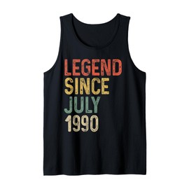 Legend 1990 35th Birthday Gifts for Men Women 35 Year Old Tank Top