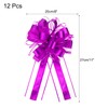 uxcell 12pcs 11 Inch Extra Large Pull Bow Metallic Gift