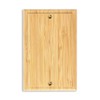 Solid Wood Single Toggle Light Switch Plate Blank Wall Plate4.8"