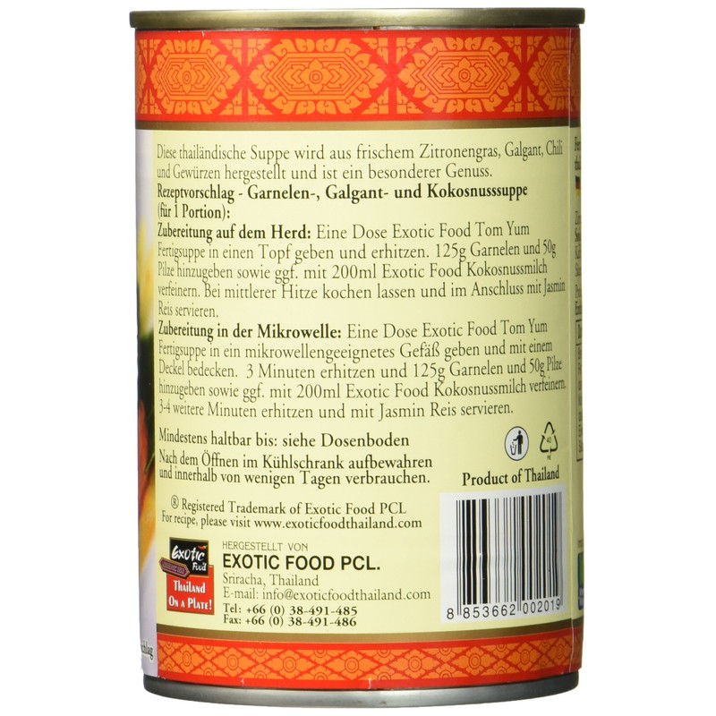 Exotic Food Tom Yum Soup Ready to Serve (1 x