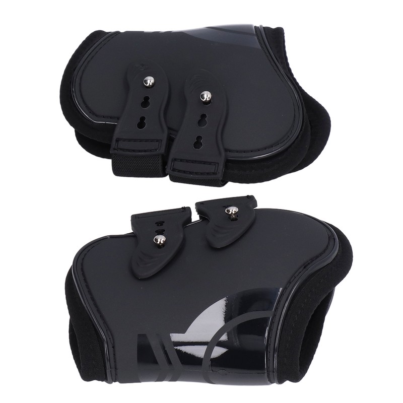 2Pcs Horse Tendon Boots Set Sturdy Adjustable PU Shell Tendon