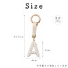 [DIVA Rose] Bag Charm Initial Charm Key Chain Alphabet Men