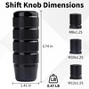 ecocstm Car Shifter Knob, Aluminum Gear Shift Style Knob, 3.74"