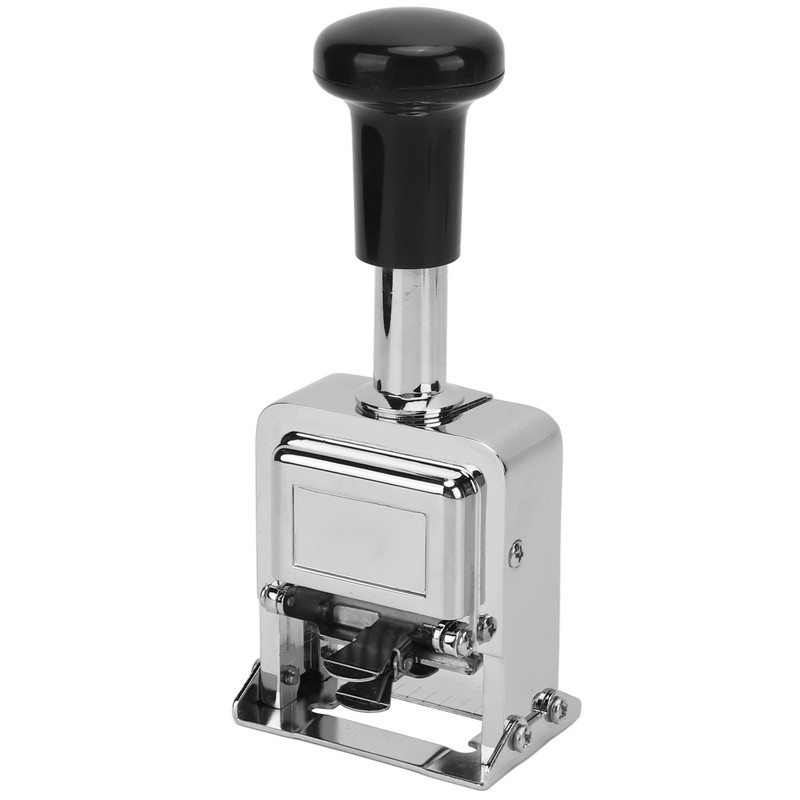 Number Stamp Zinc Alloy Shell Automatic Jump Number Self Inking