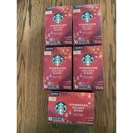 Starbucks Coffee HOLIDAY BLEND 50 Count K-Cup Pod Keurig LIMITED EDITION BB 8/25