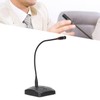 Gooseneck Microphone Desktop 6.35mm Cable Gooseneck Microphone with Light for