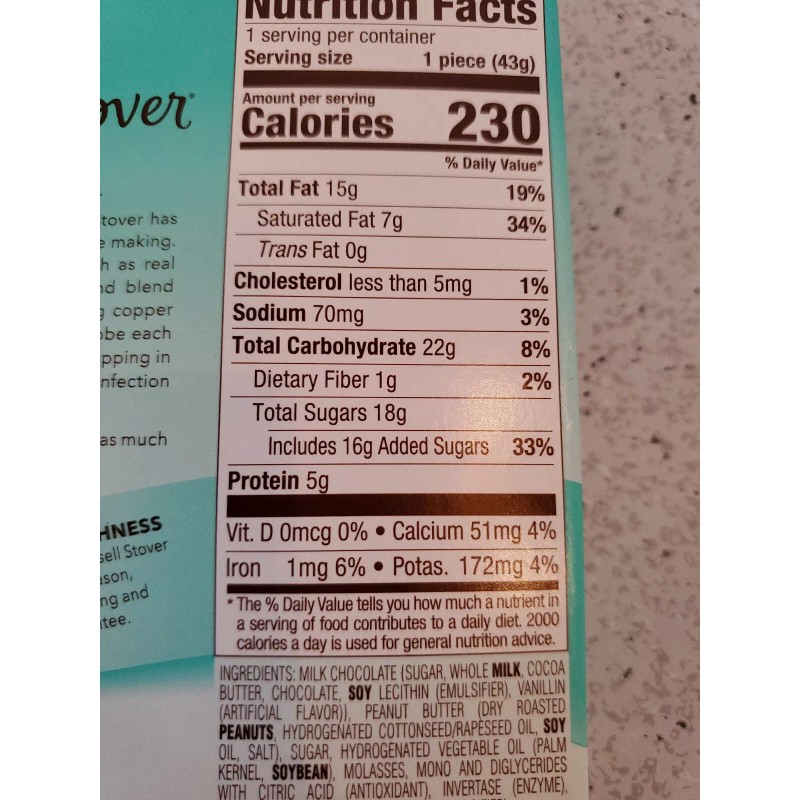 Russell Stover Peanut Butter Chocolate Bunny Rabbit 1.5oz