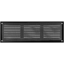 Ozo Brothers Black Air Register Cover Grille. Wall Register, Ceiling and Exterior Vent Cover. Baseboard Heater Covers. Available in Diff. Sizes Colors. 300 100mm, 12x4 inch