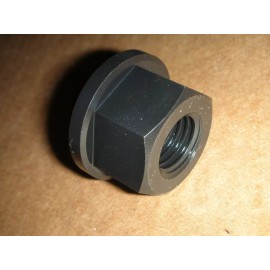 JERGENS 19908 3/4-10, 1-5/8" Dia Workholding Heavy Case Hard, Blk Ox. Flange Nut