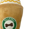 BEARPAW Squeaky Toys for Dogs - Coffee Dog Toy -
