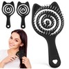 FOMIYES Cat Ear Massage Comb Scalp Massage Brush Wet Dry