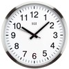 HITO 16" Silent Wall Clock Battery Operated Non Ticking Sweep
