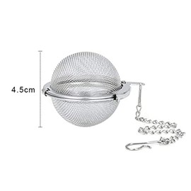 Tea Strainer, Tea Infuser, Tea Ball with Chain, Tea Infuser, Tea Filter, Fine Mesh Tea Filter, Stainless Steel Tea Strainer for Loose Tea, Tea Infuser for Cup, Spice Strainer for Cooking with - Herb