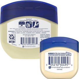 Vaseline Jalea de petróleo, manteca de cacao, 8.5 onzas con bonificación de 1.7 oz (paquete de 2)