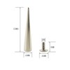 55MM Solid Punk Bullet Large Spikes Metal Leather Rivets DIY
