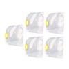5Pcs Grain Sealed Storage Bag Reusable Transparent Grain Storage Bag