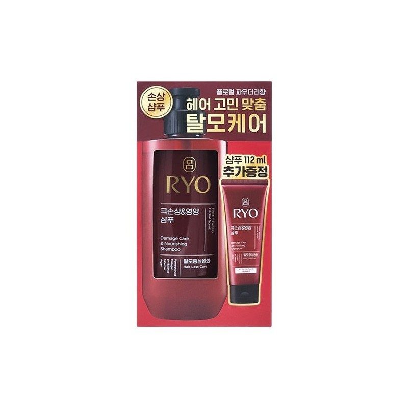ryo Ryeo Hambit Extreme Damage and Nutrition Shampoo 480ml+112ml Set