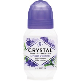 Crystal - Desodorante Corporal Roll-on Aroma Lavanda Y Té Blanco 66ml