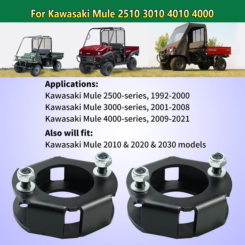 2 Pcs Front 2" Lift Leveling Spacer Kit Compatible with