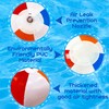 Lubibi 3 Pack Inflatable Beach Ball, Kids Adults Multi Coloured