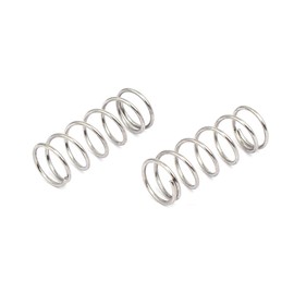 sourcing map Compression Spring,304 Stainless Steel,8mm OD,0.7mm Wire Size,20mm Free Length,Silver Tone,10Pcs