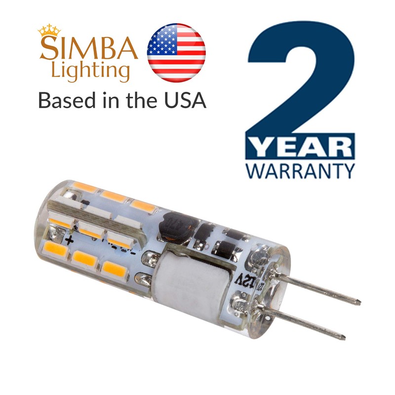 Simba Lighting LED G4 Bulb (5 Pack) 1.1W T3 10W