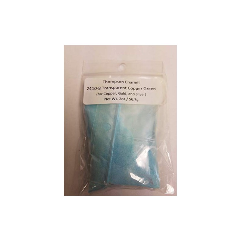 Copper Green Enamel for Copper, Gold and Silver - 2oz/56.7g