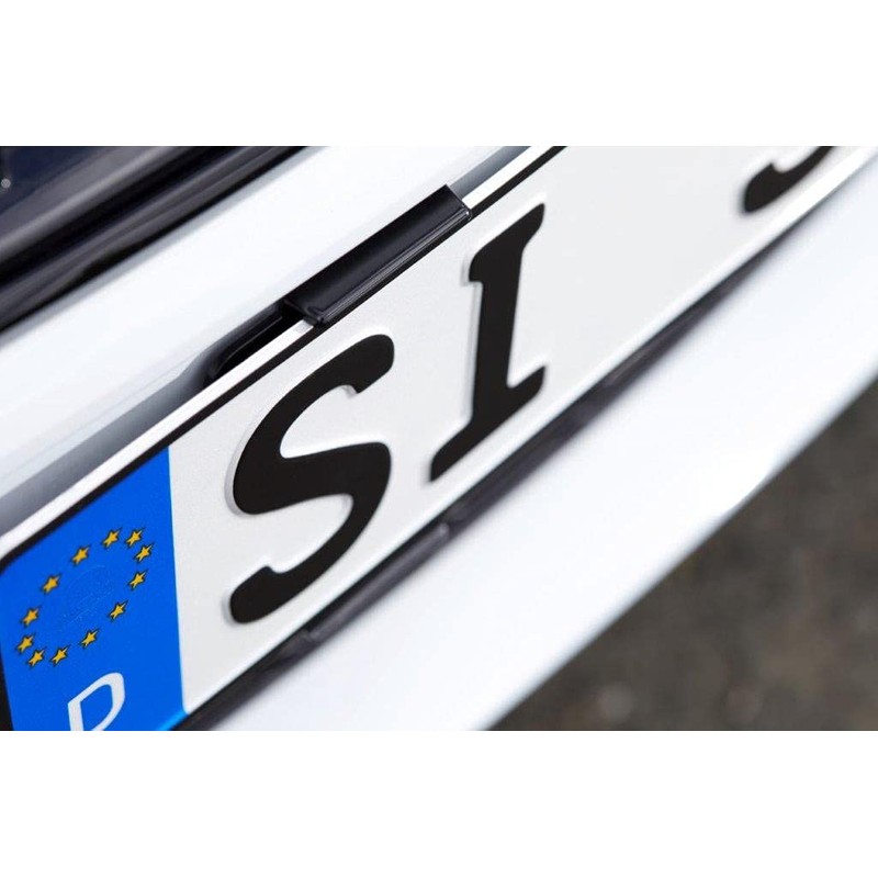 SIMPLE FIX Kennzeichenhalter Rahmenlos für Zwei DE Auto Nummernschilder STVZO