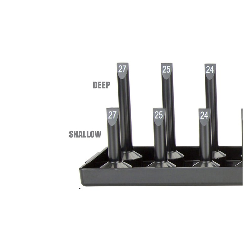 OEMTOOLS 22233 Tool Storage Organizer for SAE and Metric Socket,